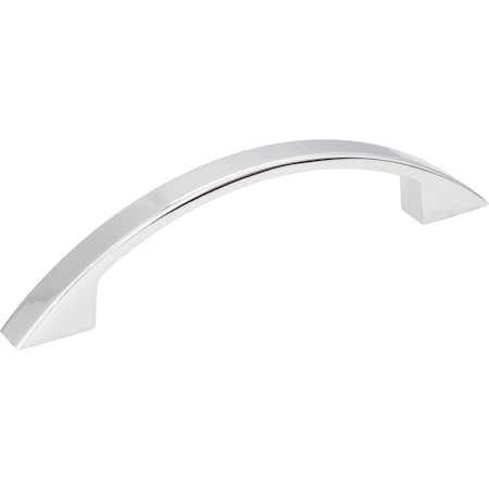 96 Mm Center-to-Center Polished Chrome Arched Somerset Cabinet Pull